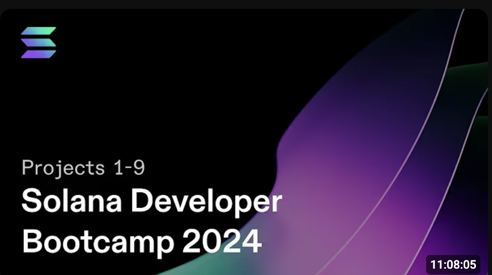 solana bootcamp
